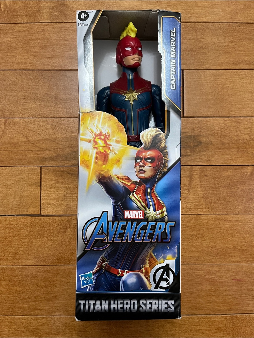 Marvel Captain Marvel Action Figure - Red, Blue & Gold